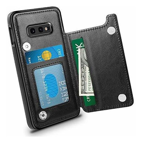 Funda Tipo Cartera Para Telefono Compatible Con Galaxy S10e