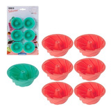 Forma Para Cupcake Candy Com Furo Silicone Para Bolinhos  