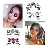 Pack X2 Gems Brillos Adhesivos Maquillaje Halloween Face