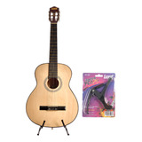 Kit Com Violão Land Acustico Nylon + Capo Traste Pba04