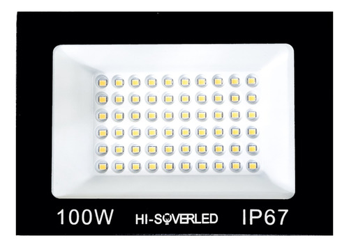 Refletor Led 100w Smd Prova D´água Ip66 Holofote 6500k