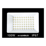 Refletor Led 100w Smd Prova D´água Ip66 Holofote 6500k