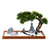 Kit De Jardín Zen Para Escritorio Con Accesorios Buda