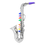 Sax De Plástico Para Crianças, Saxofone, Brinquedo, Mini Sax