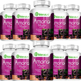 Kit 10x Amora Miura 500mg 120 Cáps (1200 Cápsulas) Atacado