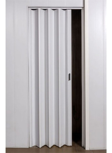 Oferta Puerta Plegadiza Reforzada Pvc 10mm Completa Blanca 0,65x2m