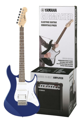 Kit Guitarra Ampli Accesorios Yamaha Gigmaker Eg112 - Plus