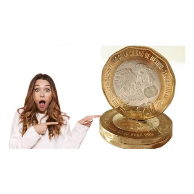 Moneda Doble Águila De 20 Pesos  700 Años  Escasa | Meses sin interés