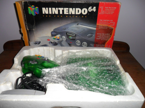 Nintendo Series 64 Translucido Serie Sabores Kiwi