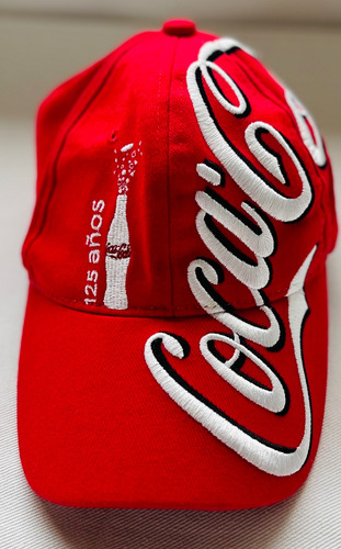 Gorra Coca Cola 125 Años. Impecable -usada Una Sola Vez.