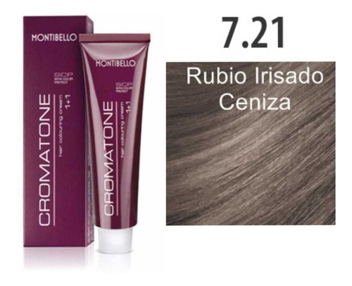 Tintura  Cromatone  Permanente Tono 7.21 De 60gr 