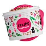 Tupper Caixa Feijão Floral Da Tupperware 