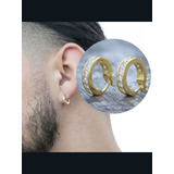 Hermosos Aritos Enchapados En Oro Unisex