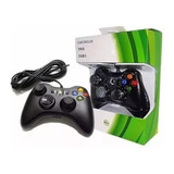 Controle Video Game Xbox 360 Pc Com Fio Joystick Manete X360