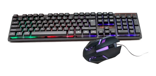 Pack Gamer Teclado + Mouse Retroiluminado Usb Led Rgb