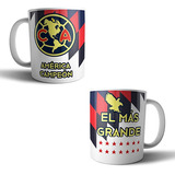 Taza Sublimada Águilas América Campeón México El Más Grande