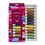 Set Pintura Gouache Obertone Premium Quality 12 Tubos 12ml