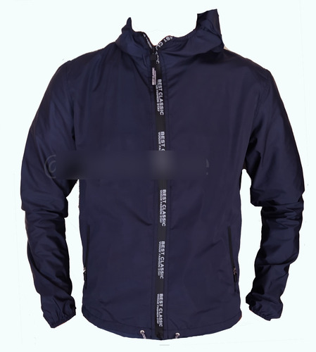 Chaqueta Cortavientos Antifluido Liviana Semi Impermeable