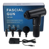 Pistola Masajeadora Eléctrica Para Músculos Faciales Y Corporales Kh-320, Color Negro