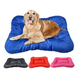 Cama Caminha Pet Cachorro Extra Grande 85 X 65 Impermeável Cor Azul Desenho Liso