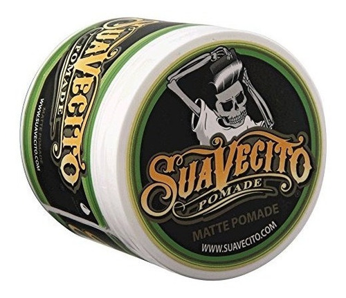 Suavecito Mate Mate Pomade- Brillo Sin Pomada Hombres (4 Onz