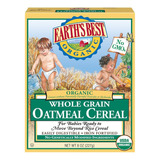 Earth's Best Cereal Avena Organica Comida Bebé 227g 3 Pack