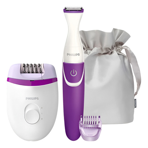 Set Depiladora Philips Satinelle + Bikini Trimmer