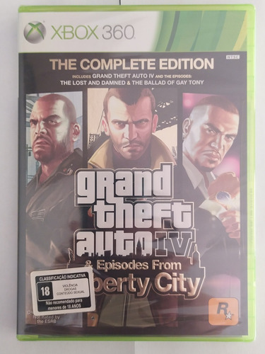 Jogo Gta Grand Theft Auto 4 The Complete Editon X360