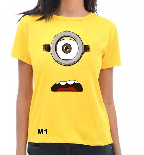 Blusas Minions Playera De Minion Stuart Bob Varios Diseños D