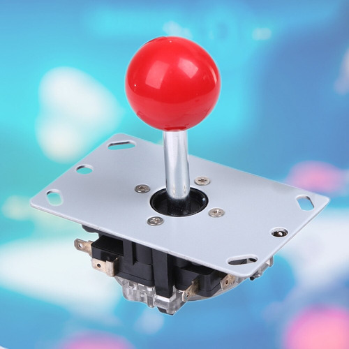 Juego De Arcade Rojo De 8 Vías Joystick Ball Joy Stick Red B