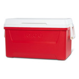 Hielera Igloo Capacidad 45 Litros Color Rojo