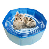 Piscina Plegable Para Mascotas, Hámster, Conejo, Bebé Gato -