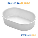 Banheira Passarinho Aves Oval Leitosa Grande Gigante 12 Un