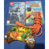 Juegos Nintendo Switch Y Control-skyrim,animal Y Crysis.