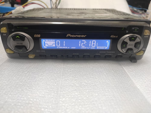 Auto Rádio Cd Pioneer Antigo Deh-1450 Funcionando 