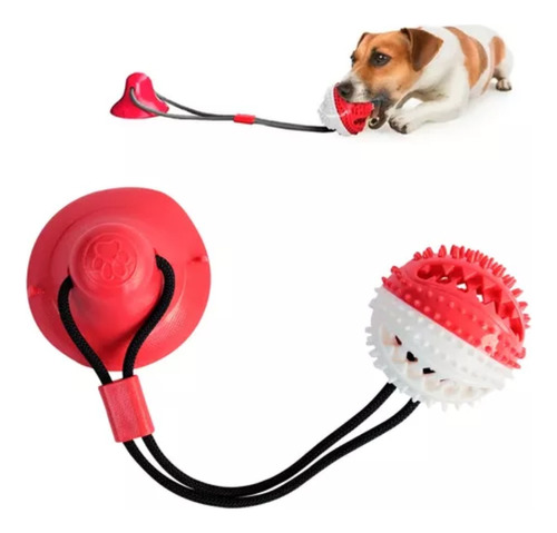 Juguete Dispensador Y Ventosa Rellenable Pelota Para Perro