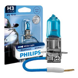 Lâmpada Farol Philips Bluevision Branca H3 12v 55w 3700k