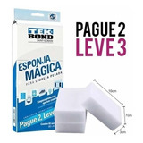 Esponja Magic Tekbond 3 Esponjas Super Pratica E Durável 