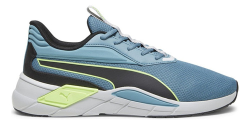 Zapatillas Running Puma Lex Hombre Azul Deportivas Livianas 