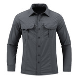 Camisa Táctica Militar Para Hombre, Transpirable E Impermeab