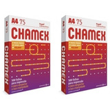 Papel Sulfite A4 75g Chamex 1000 Folhas C/ 2 Pacotes 500 Fls