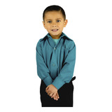 Camisa Infantil Juvenil Salidas Escolares Verde Jade 2 A 16