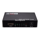 Multiplicador Splitter Hdmi 1x4 -1 Entrada 4 Salidas - 3d Hd