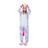 Pijama Unicornio De Estrellas  Kawaii Kigurumi Adulto Polar