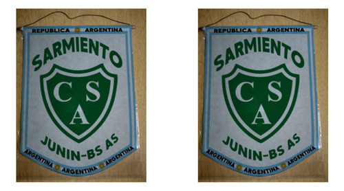 Banderin Chico 13cm Sarmiento De Junin