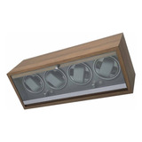 Bobinadoras Automáticas Watch Winder De Madera De Nogal Negr