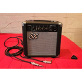 Amplificador Sx Ga1065  Guitarra 10w  Negro/plata 220v