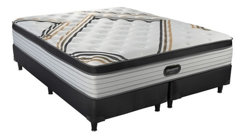 Sommier Europea Simmons Beautyrest Gold Queen De 190cmx160cm Con Base Dividida