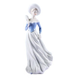 Figura Artística De Mujer, Mxmhq-001, 1pz, Azul/blanco, 30x1