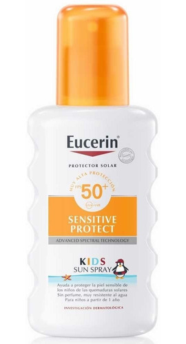 Eucerin Protector Solar Spf 50 X 200ml Kids Spray 